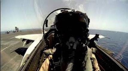 Cockpit View- F-A-18 Super Hornet - Catapult Launch, Arrested Landing