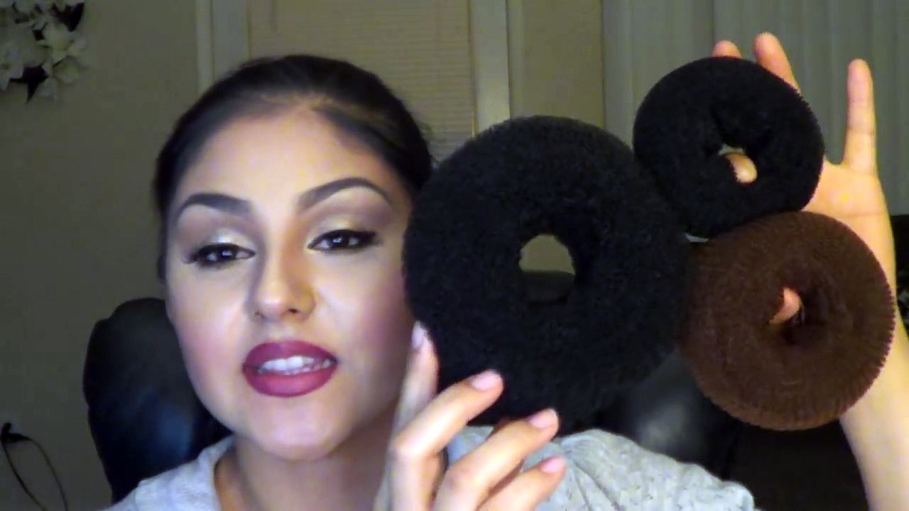 HUGE DONUT BUN for long hair