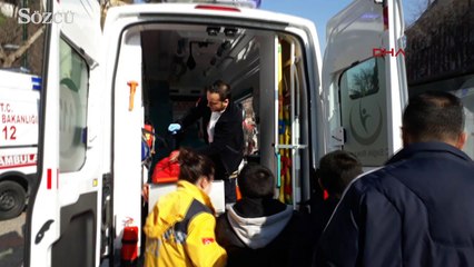 Yürüyen merdivende panik 7’si öğrenci 8 yaralı