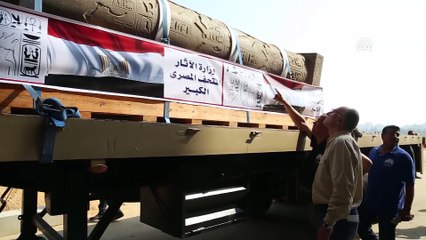 Merneptah sütunu, Büyük Mısır Müzesi'ne taşındı - KAHİRE