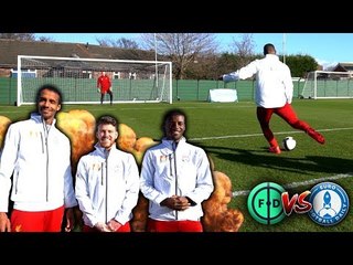 Ultimate Striker Challenge With Liverpool! | Wijnaldum, Moreno & Matip