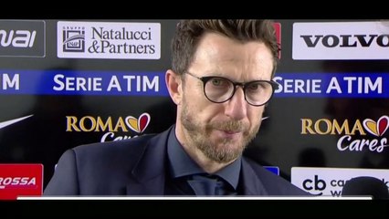 Di Francesco post Roma-Torino 3-0"De Rossi voleva giocare a tutti i costi ed ha fatto gol"