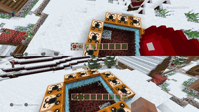 Minecraft: Festive world ender portal