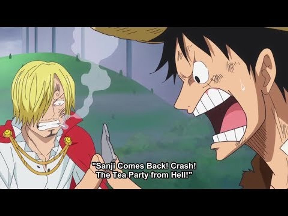 Sanji Cries and Said He Is Coming Back to the Straw Hats, Luffy Punches Sanji, One Piece 825