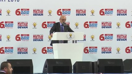 AK Parti Mersin 6. Olağan İl Kongresi - Bakan Elvan (1)