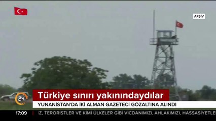 Alman gazeteciler gözaltına alındı