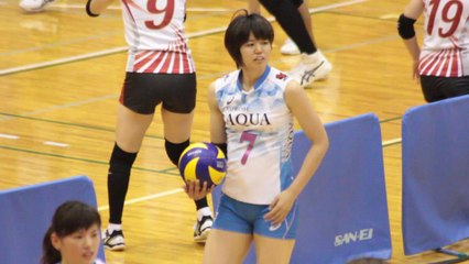 雪丸梢選手(Kozue Yukimaru)KUROBEｱｸｱﾌｪｱﾘｰｽﾞ【2017V・サマーリーグ女子】2017.7.8ひたちなか市総合運動公園総合体育館