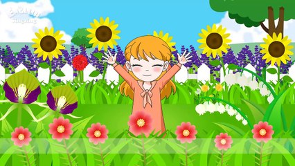 Mary, Mary, Quite Contrary - Flower Song - Popular Nursery Rhyme - Kids song with lyrics