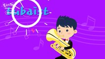 Kids vocabulary - Musical Instruments - Orchestra instrument - English educational video for kids