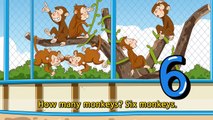 How many bears? Three bears. (Counting Animals/In the zoo) - Kids Education Rap with lyrics