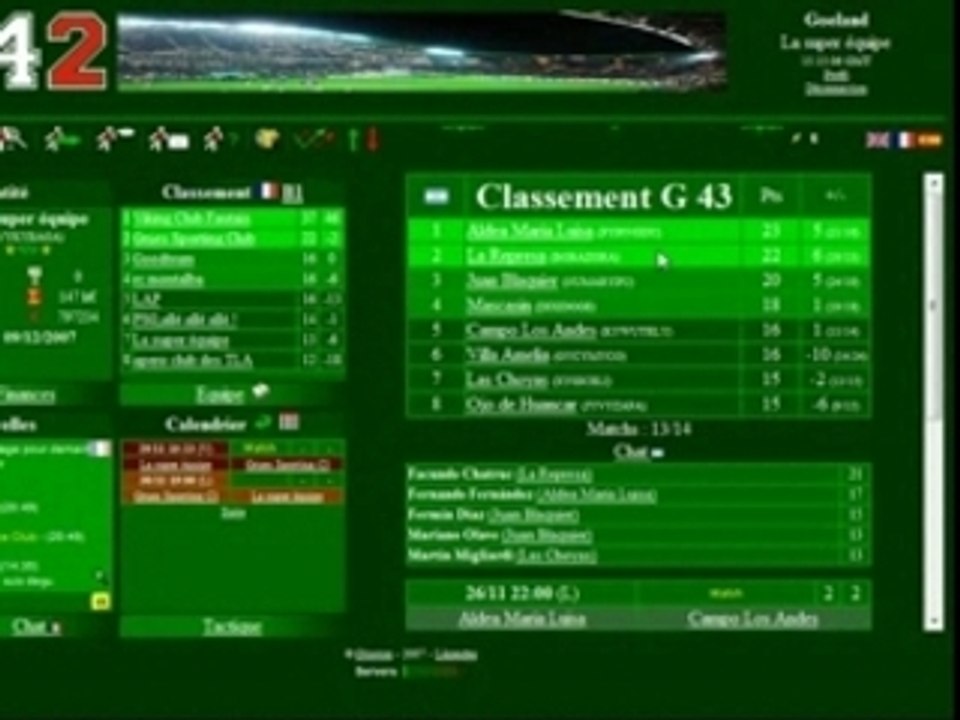 Demo de Foot442.com