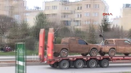 Kilis Afrin'e Öso ve Silahlı Kamyonet Sevkiyatı