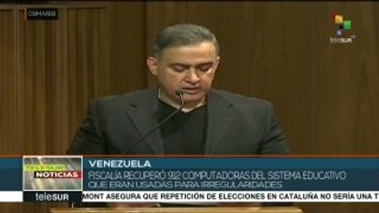 Venezuela: fiscal anuncia recuperación de 912 Canaimitas robadas