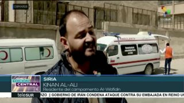 Siria: nuevo convoy humanitario ingresa a Guta Oriental