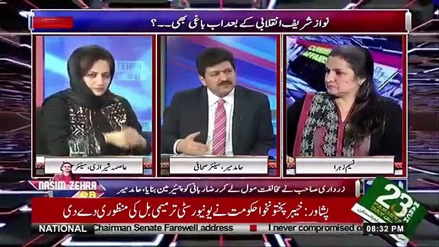 How does Maryam Nawaz gather people what is her strength Hamid Mir's critical comments