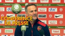 Conférence de presse AS Nancy Lorraine - Gazélec FC Ajaccio (1-0) : Patrick GABRIEL (ASNL) - Albert CARTIER (GFCA) - 2017/2018