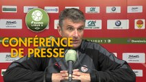Conférence de presse US Orléans - Nîmes Olympique (1-4) : Didier OLLE-NICOLLE (USO) - Bernard BLAQUART (NIMES) - 2017/2018