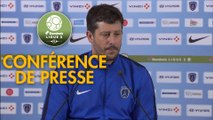 Conférence de presse Paris FC - FC Sochaux-Montbéliard (2-0) : Fabien MERCADAL (PFC) - Peter ZEIDLER (FCSM) - 2017/2018