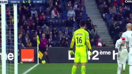 But Thiago Silva Paris SG 5-0 Metz - 10.03.2018