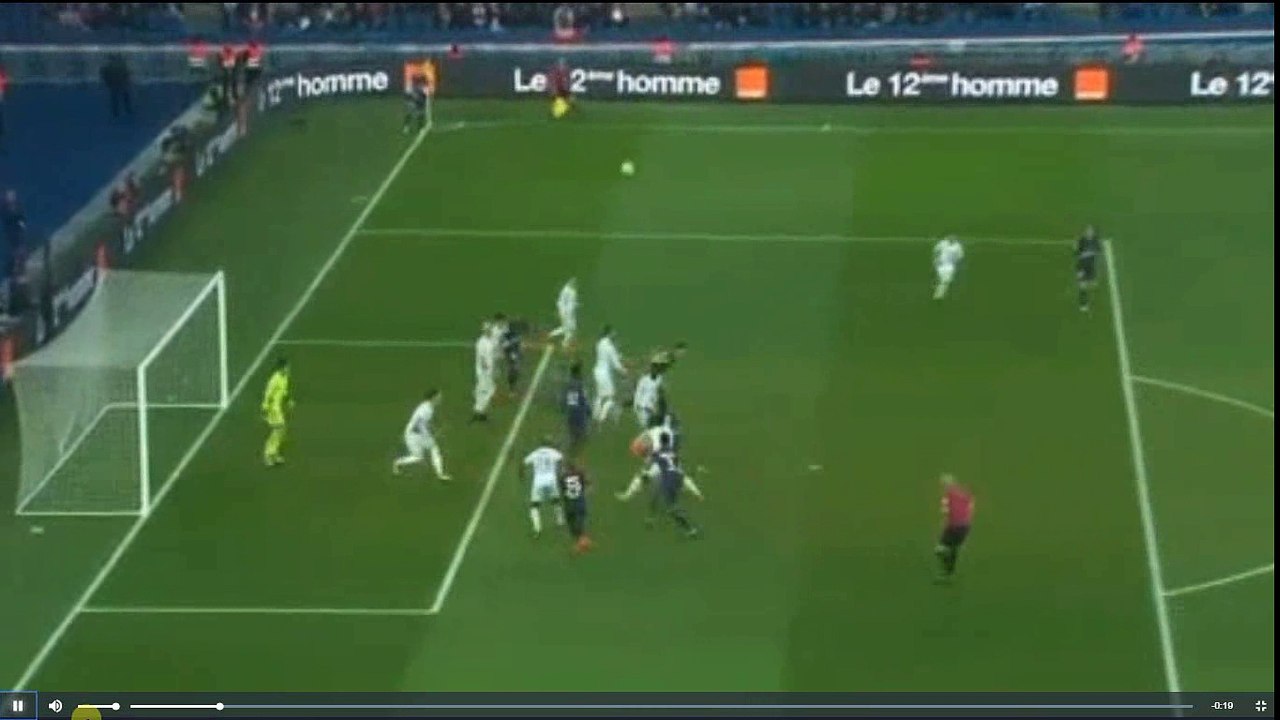 Thiago Silva goal - PSG vs Metz 5-0 10.03.2018 (HD)