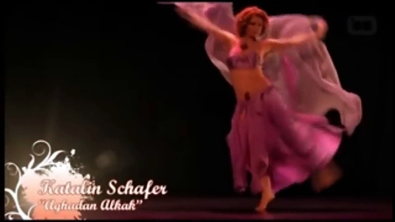 الرقص الشرقي الجديد _ على موسيقى ام كلثوم أغداً القاك والراقصه كاتلين شيفر