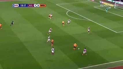 Diogo Jota Goal HD - Aston Villa	1-1	Wolves 10.03.2018