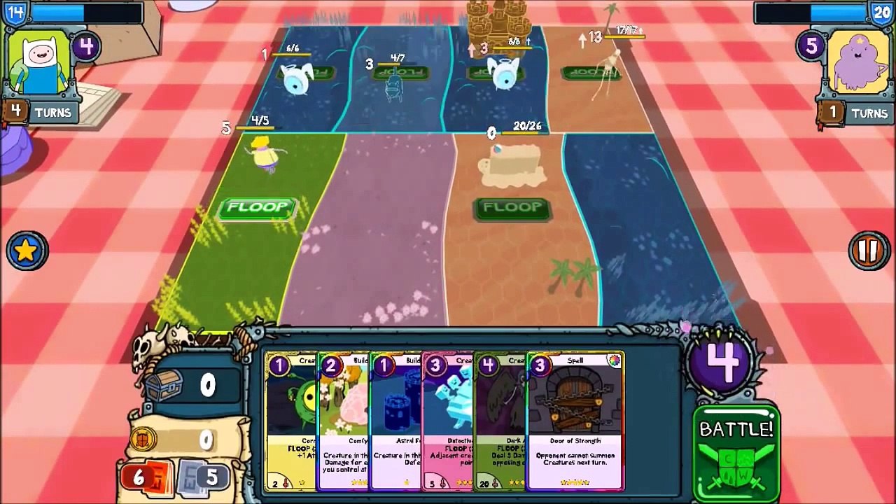 Adventure Time Card Wars Gameplay Ep.7 The end of LSP video Dailymotion
