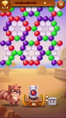 Bubble Shooter Raccoon level 51-55 gameplay