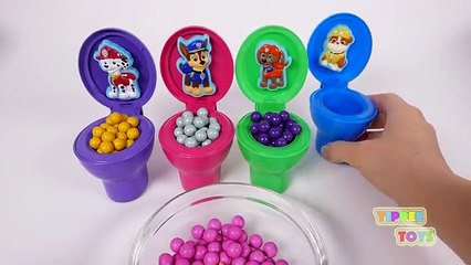 Microwave Toy Vehicles for Children Learn Colors with Candy