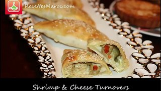 Chaussons aux Crevettes & Fromage - Shrimp & Cheese Turnovers - شوصون بالكروفيت