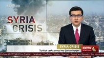 Turkish tanks cross Syrian border