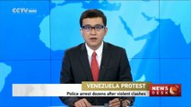 Police arrest dozens after violent clashes in Venezuela