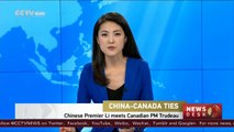 Chinese Premier Li meets Canadian PM Trudeau