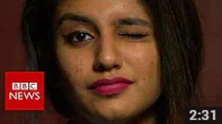 Priya Varrier_ The actress whose wink stopped India - BBC News