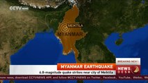 At least three killed and one injured in M6.9 Myanmar earthquake