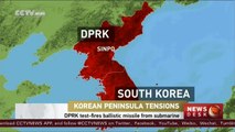 DPRK test-fires submarine-launched ballistic missile
