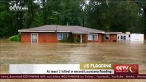 US flood: At least two killed in ‘unprecedented’ Louisiana flooding