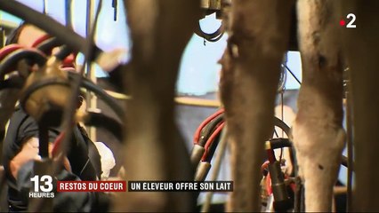 Restos du Cœur : un éleveur offre 3 000 litres de lait