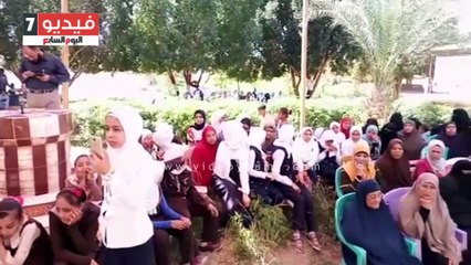 أهالى قرية العوينة بالداخلة يعقدون مؤتمرا لدعم السيسي فى الانتخابات