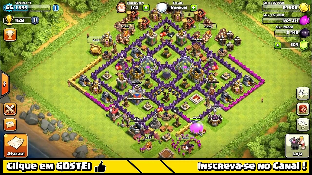 Clash of Clans - Detonando os Goblins #14 - MEGAMANSÃO ( Th7 Megamansion )