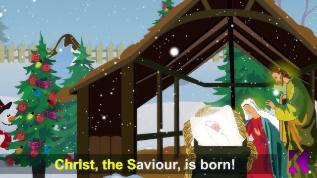 Silent Night | Full Christmas Carol With Lyrics | Popular English Carols For Kids