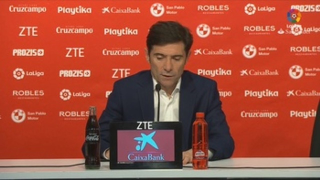 Marcelino: "Cuando el quinto no nos pueda alcanzar, seremos equipo Champions"