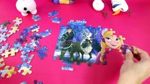 Frozen - Quebra Cabeça Brinquedos da Disney Toys Juguetes Princesas Anna e Elsa em Português