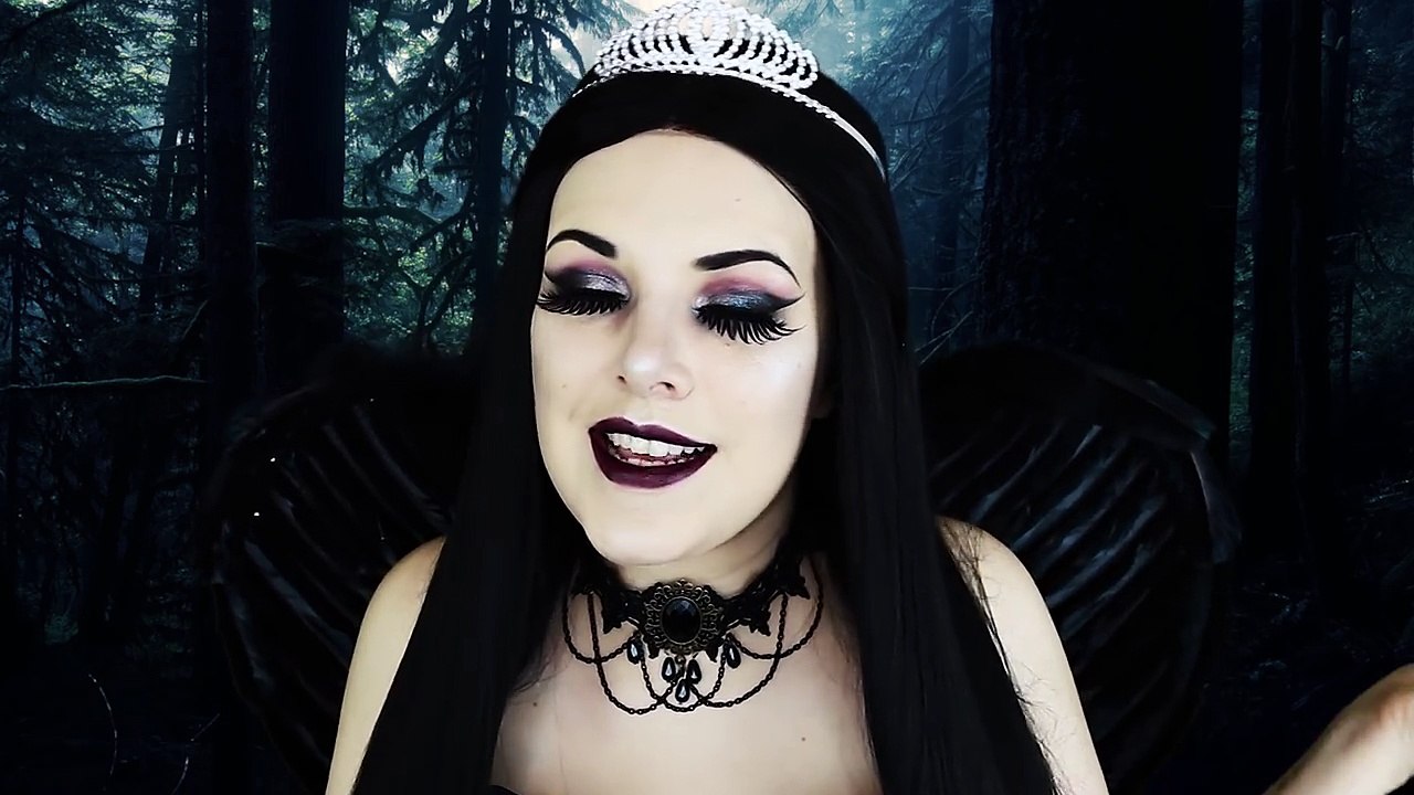 DARK FALLEN ANGEL | Halloween Makeup Tutorial | Cherry Wallis - video ...