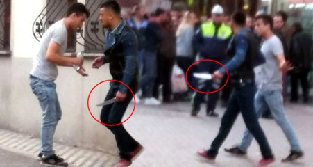Zonguldak'ta Gözü Dönmüş Saldırgan, Bıçakla Yoldan Geçen Vatandaşlara Saldırdı