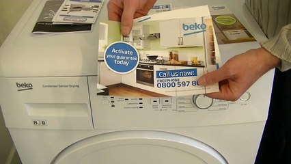 Beko DCU8230 Condenser Sensor Tumble Dryer Review & Demonstration