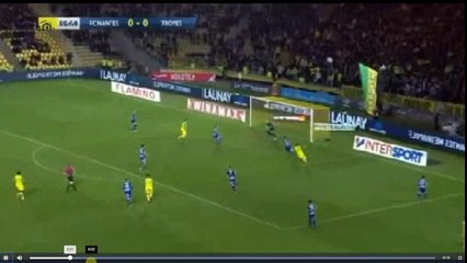 Emiliano Sala Goal - Nantes vs Troyes 1-0  10.03.2018 (HD)