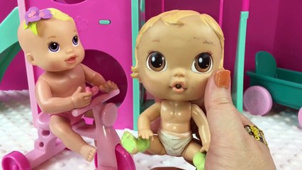 Baby Alive Cribs Life Doll Bath and Talking