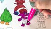 Dreamworks TROLLS Coloring All the Trolls Including Poppy Suki and more Part 1