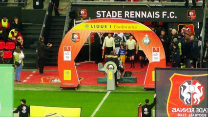 10/03/18 : SRFC-ASSE : entrée des équipes